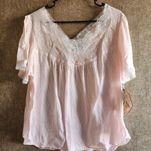 Barbizon Womens Pajama Top